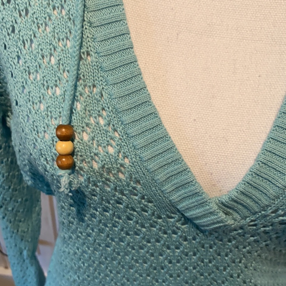 Blue Athleta cotton sweater - Picture 2 of 4